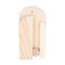 Lehman's Amish Handcrafted Broom Holder, Wall-Mount Wooden Storage Solution for Corn Brooms, Fireplace Brooms and More